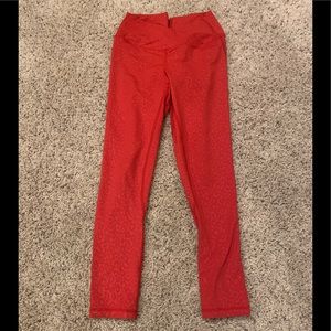 Worn Once! Zyia Red Venom Leggings